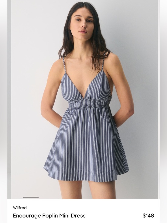 Aritzia Dresses & Skirts - NWOT Wilfred Encourage Poplin Mini Dress